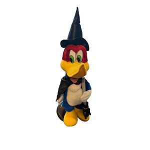 VINTAGE Y2K WOODY WOODPECKER WITCH PLUSH